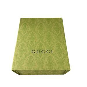 Authentic Green Gucci Box Magnetic Close BOX ONLY Empty Excellent Condition